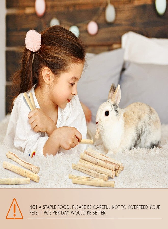 Bissap 700g/1.5Ib Sweet Bamboo Chew Sticks for Rabbits, Bunny Chewing Sticks for Rabbits Hamster Chinchilla Guinea Pigs Rabbit Small Animals Natural Treats Teeth Grinding Toys - Image 4